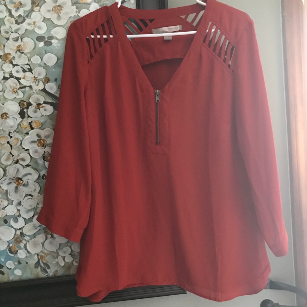 Rust Red Top